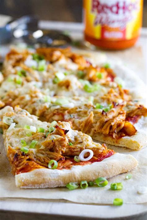 Buffalo Chicken Pizza - Taste and Tell