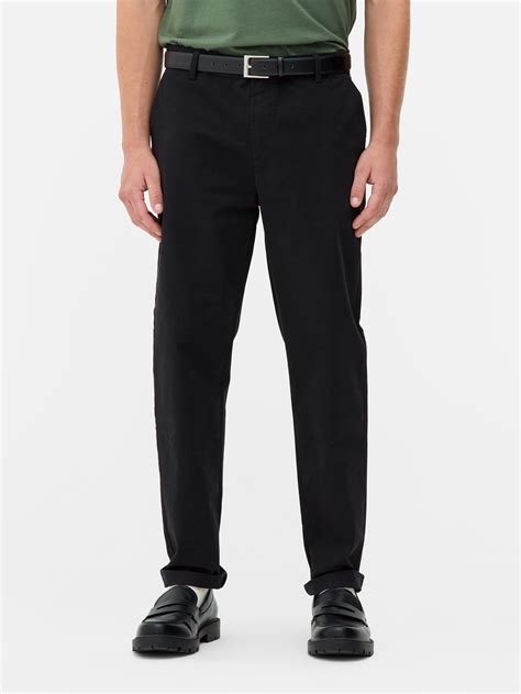 Men's Black Slim Fit Chinos | Primark
