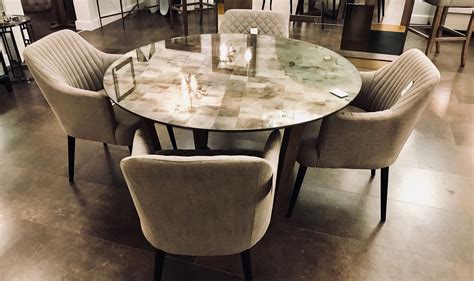 Antique Mirror Dining Table