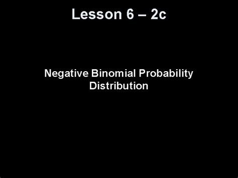 Image result for Negative Binomial Probability Distribution