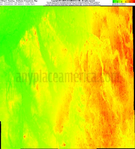 Free Elkhart County, Indiana Topo Maps & Elevations