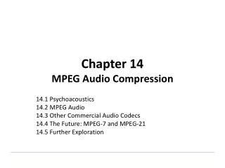 Image result for Audio Compression Chapter 13