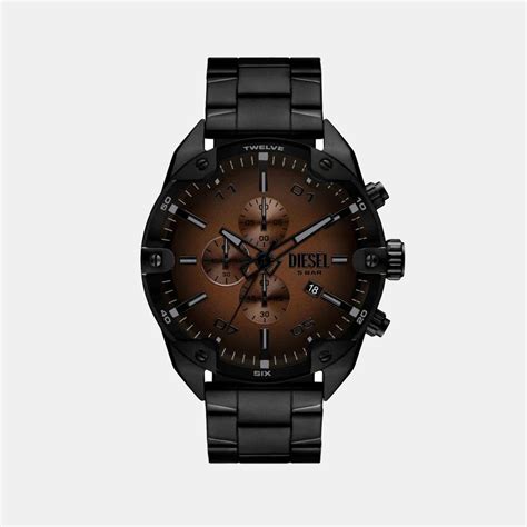 Diesel Spiked Men Dual Tone Chronograph Watch DZ4691 – Just In Time