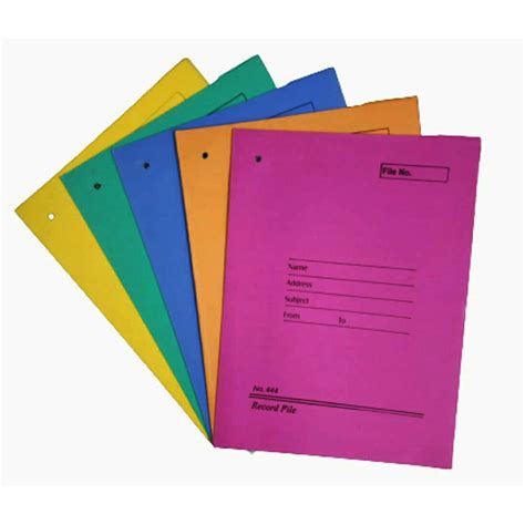 Record Tag File Cover (Pack of 12 pcs)(Size: 14 X 10 inch) Buy Online
