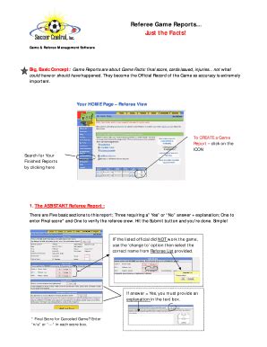 Whole Game System Referee Reporting 的图像结果