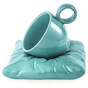 Buy Artena Espresso Cups with Handle, 8 Ounce Demitasse Cups, 220ml ...