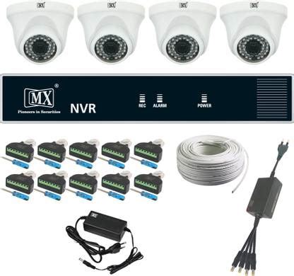 MX IP CCTV Cameras 2 MegaPixel Kit 4 Channel HD System w/ RJ45 Plug ...