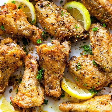 Lemon Pepper Chicken Wings