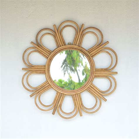 Cane Flower Mirror Online - Premium Wall Mirror | Nestasia
