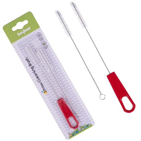 Baybee Baby Straw Cleaning Brush Set Combo Cleaner Set Of 2-Pieces Rot ...
