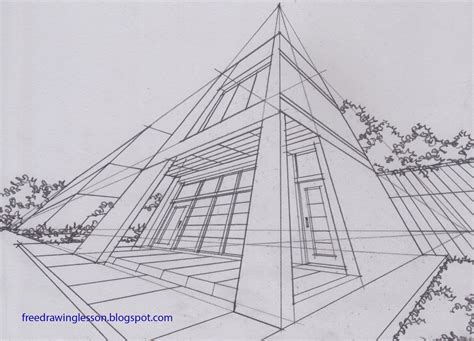 Three-Point Perspective Drawing 的图像结果