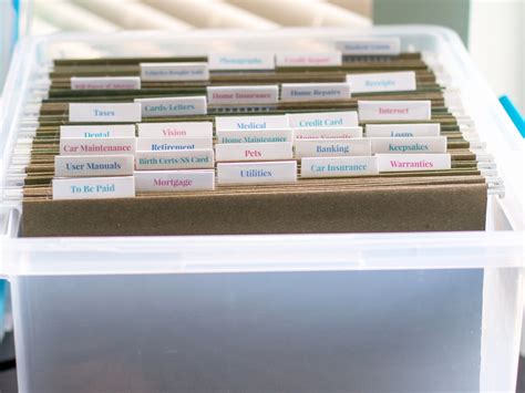 Image result for File Box Labelled