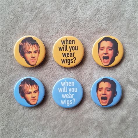 When Will You Wear Wigs Badge Set | Meme Badge Set | LOTR Badge Set - Etsy