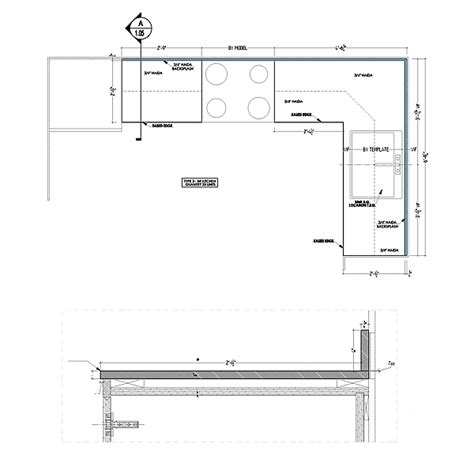 Image result for How to Build Countertop Line Drawings