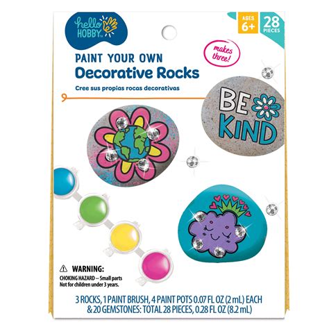 Buy DIY Decorative Rocks Craft Kit for Kids at Ubuy India