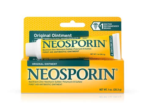 Neosporin First Aid Antibiotic 1 oz. Tube Ointment 400 IU - 3.5 mg - 5,000 IU / Gram Strength ...