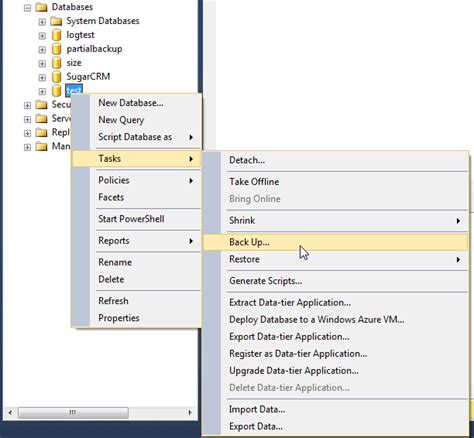 Image result for MS SQL SSMS Backup to Local Drive