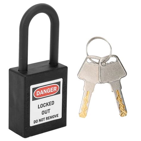 Lockout Tagout Lock, Anti?Skid Electrical Padlock Lockout Lock Nylon ...