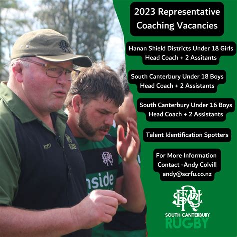 2023 Representative Coach Vacancies