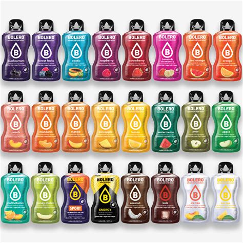 BOLERO Getränkepulver - Probierboxen zum Kennenlernen
