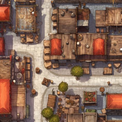 10 Gridless Slums Battle Maps | VTT Pack for Dnd, Pathfinder & Ttrpgs ...