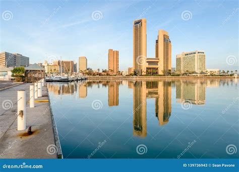 Corpus Christi, Texas, USA Skyline on the Bay Stock Image - Image of ...