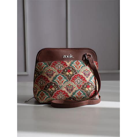 Buy Zouk Mughal Art Multicolor Ooo Sling Bag Online
