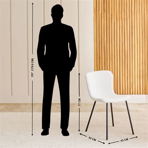 Buy Helios Paul Set of 6 Fabric Dining Chairs - White from Helios by ...