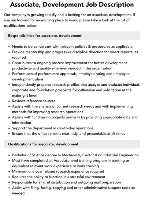 Associate Development Meaning 的图像结果
