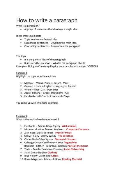 How to write a paragraph.docx