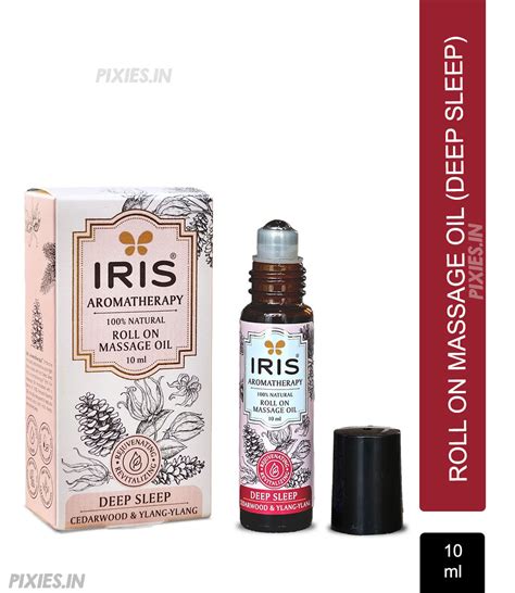 Iris Aromatherapy Roll on Massage Oil (100% Natural) - 10ml – Pixies.in