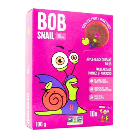 Bob Snail No Added Sugar Fruit Rolls Apple-Black Currant at NaturaMarket