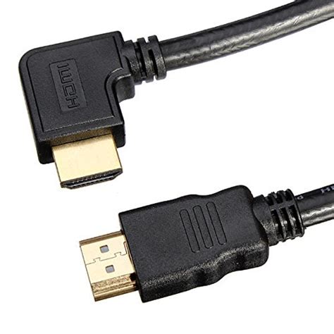 Generic 1.5m 1.4V Left Angled HDMI Male to HDMI Male Cable Support 3D ...