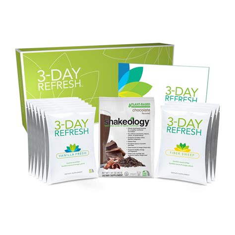 Amazon.com: BODi 3-Day Refresh Complete Kit – Shakeology, Vanilla Fresh ...