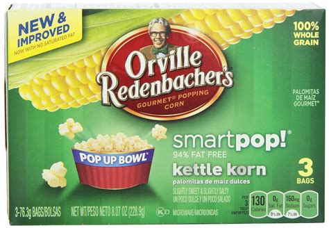 Orville Redenbacher Smart Pop Kettle Corn Nutrition Facts | Besto Blog