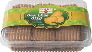 Polka Handmade Desi Ghee Atta Cookies ,Whole Wheat ,Pack Of 1 Cookies ...