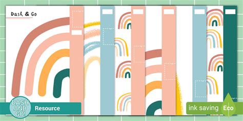 Muted Rainbow Editable Binder Divider Pack |Twinkl Busy Bees