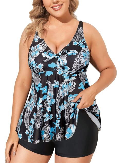 Plus Size Swimwear Tankinis