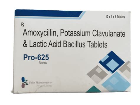 Pro - 625 Tablets Unios Pharmaceuticals