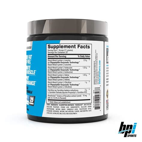 Bpi Sports Best Bcaa Shredded Converts Fat To Energy Bcaas | Desertcart ...