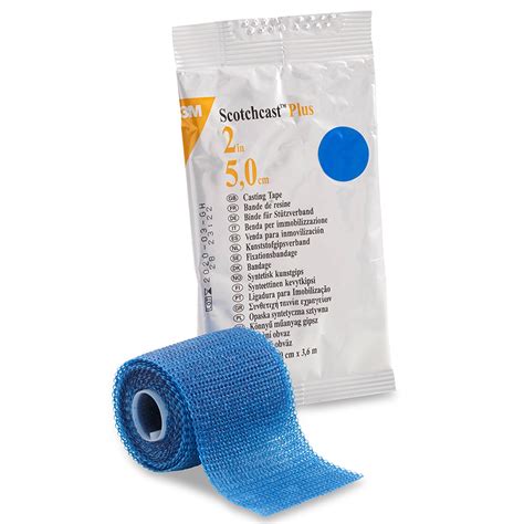 3M Scotchcast Plus Cast Tape 2 Inch X 12 Foot Blue 82002B, 10 Ct - Walmart.com