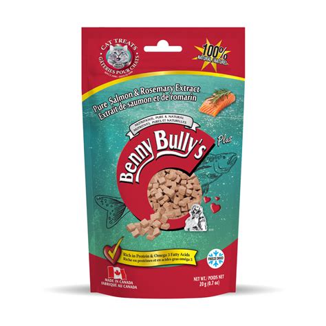 Benny Bullys® Salmon Plus Rosemary Extract | Freeze-dried Cat Treats ...