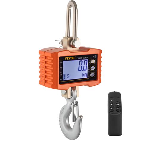 1000KG 2200LBS Aluminum Digital Crane Scale heavy Duty Hanging Scale ...