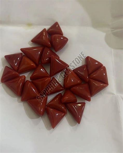 Natural Triangle Moonga Stone Manufacturer, Supplier from Delhi