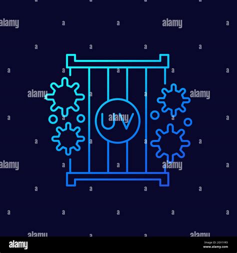 UV light lamps icon, linear vector design Stock Vector Image & Art - Alamy