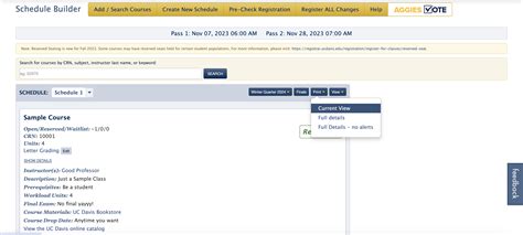CalFresh Document - Class Schedule | Aggie Compass Basic Needs Center