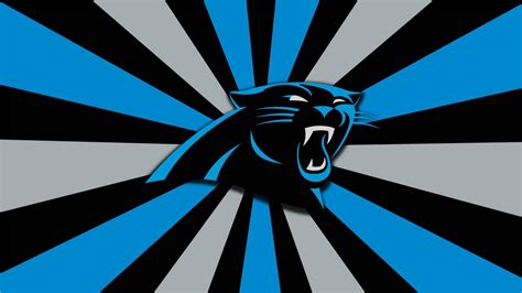 Download Carolina Panthers Blue, Black, White Wallpaper | Wallpapers.com