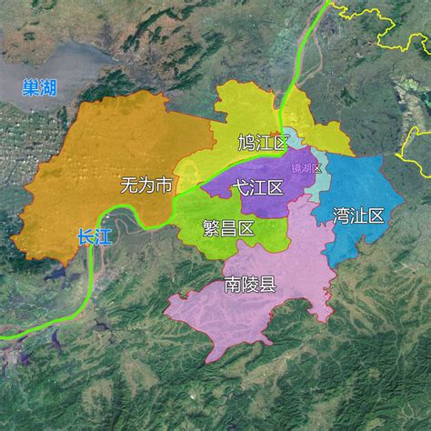 9张地形图，快速了解安徽省芜湖各市辖区县市_腾讯新闻