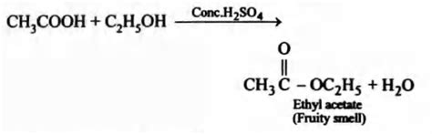 A liquid was mixed with ethanol and a drop of concentrated H2SO4 was ...