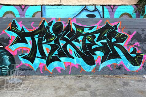 Graffiti Wall Fonts Wildstyle